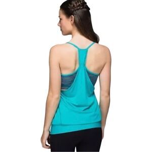 Lululemon Wee are from space/blue tropics‎ No Limits Tank Top